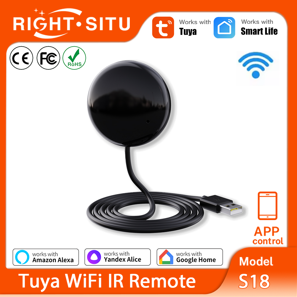 Smart Home Google Assistant - Tuya WiFi IR Remote For Smart