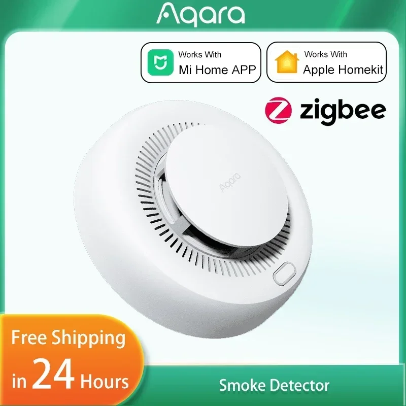 Smart Home Hub Apple - Aqara Matter Smoke Detector Sensor Fire
