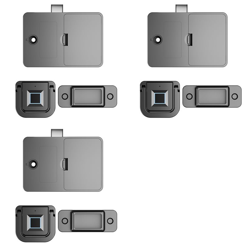 Smart Home Furniture - N13R-(Durable) 3X Smart Drawer Fingerprint Lock