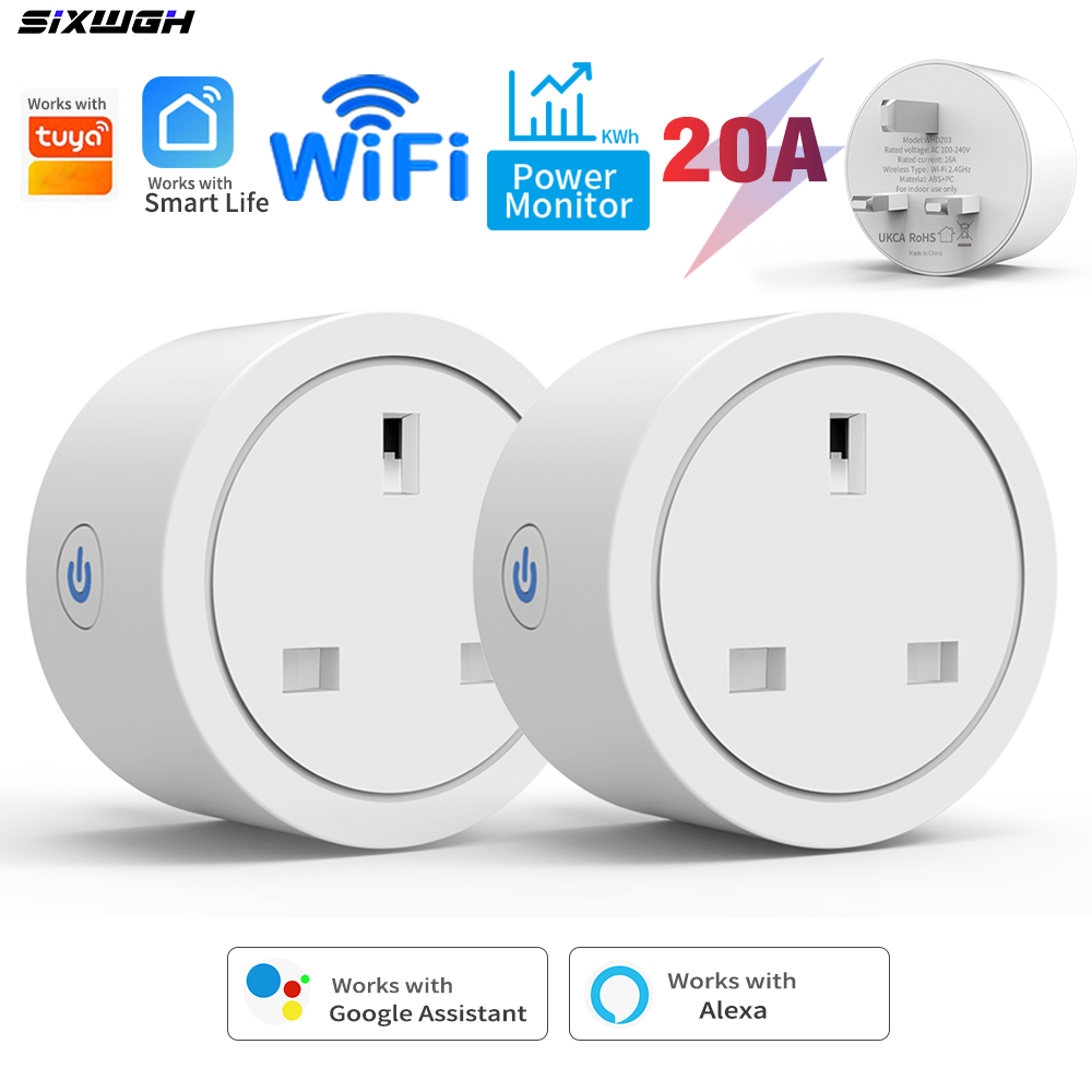 Smart Home Or Smart Home - 20A Tuya WiFi Smart UK Plug