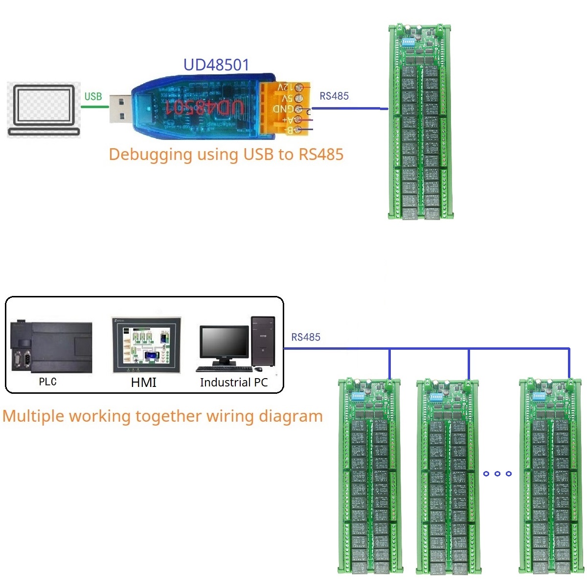 Smart Home With Plc - NC COM NO Dry Contact Output