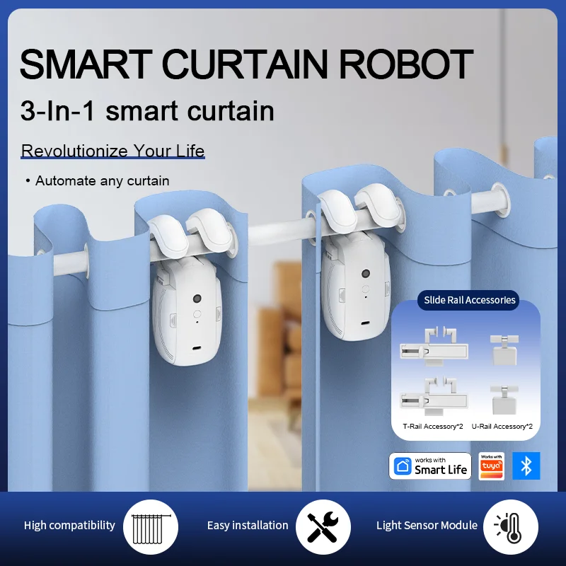 Smart Curtain Robot - Smart Bluetooth Curtain Robot Short Distance