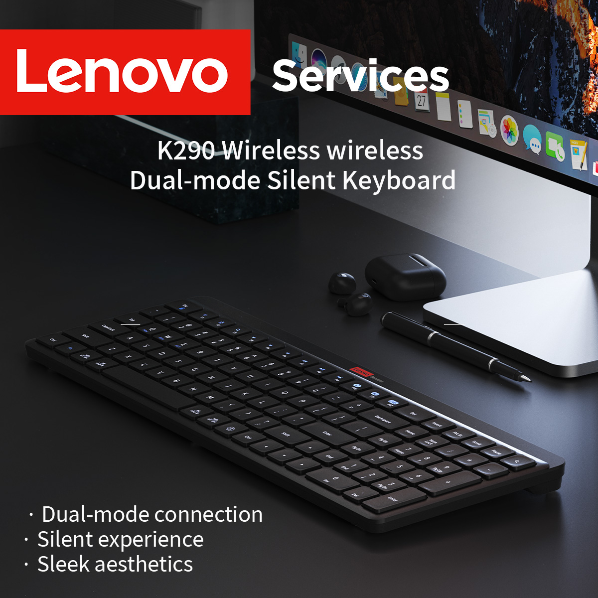 Smart Home Keyestudio - Lenovo Dual Mode Dual-Device Connection Wireless