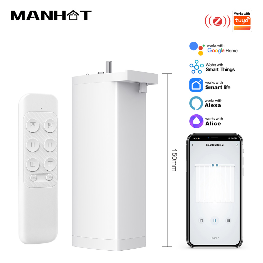 Smart Curtain Robot - Work With Tuya 155MM 4rd Smart