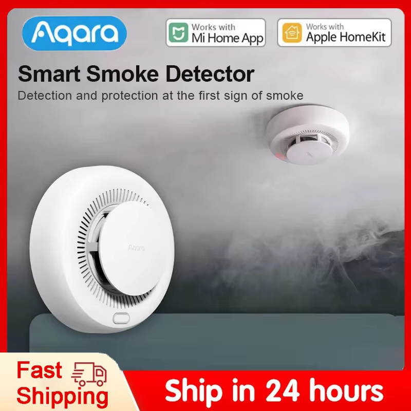 Smart Home Hub Apple - Aqara Smoke Detector Sensor Fire Alarm
