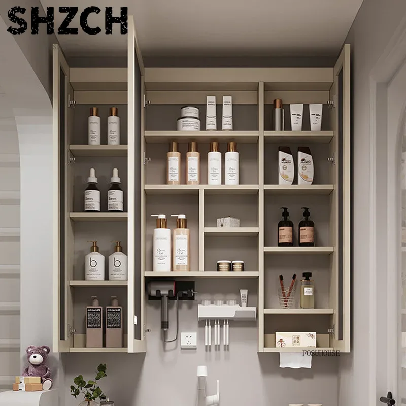 Smart Home Furniture - Modern Thickened Bathroom Mirror Featuring Integrated
