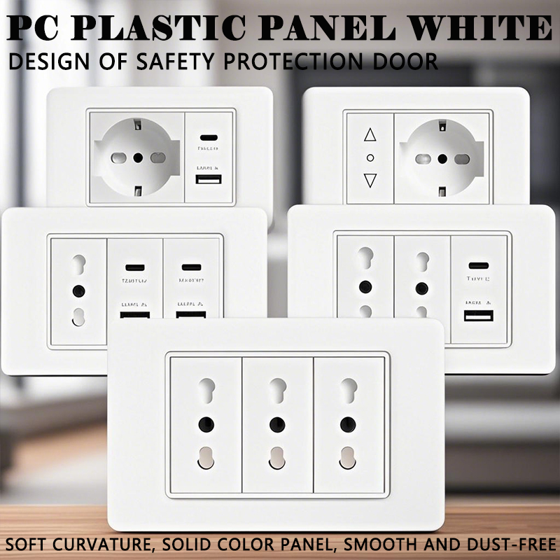 Smart Home Or Smart Home - 118 PC Plastic Panel Socket USB