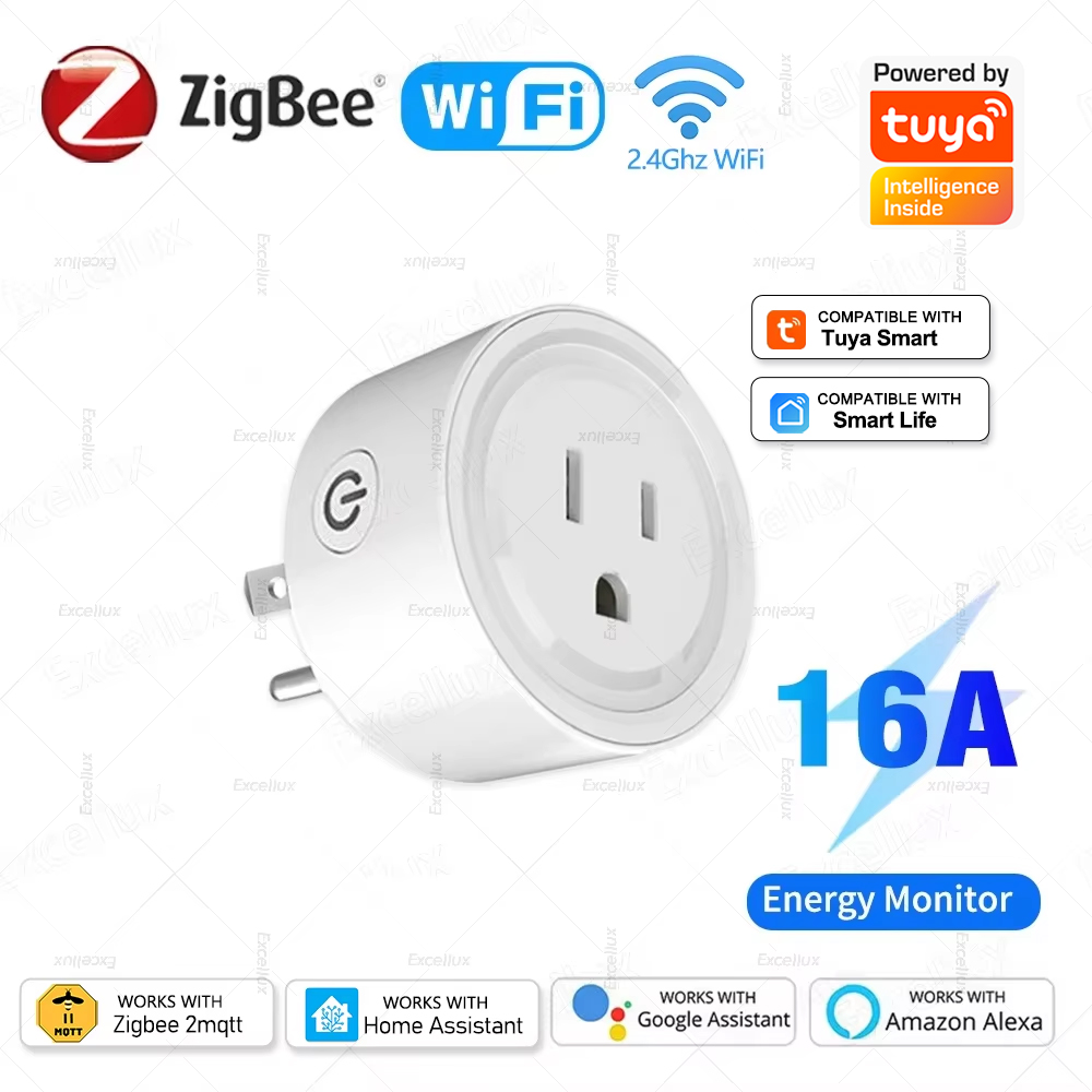 Smart Home Or Smart Home - Tuya WiFi Or Zigbee Smart Socket