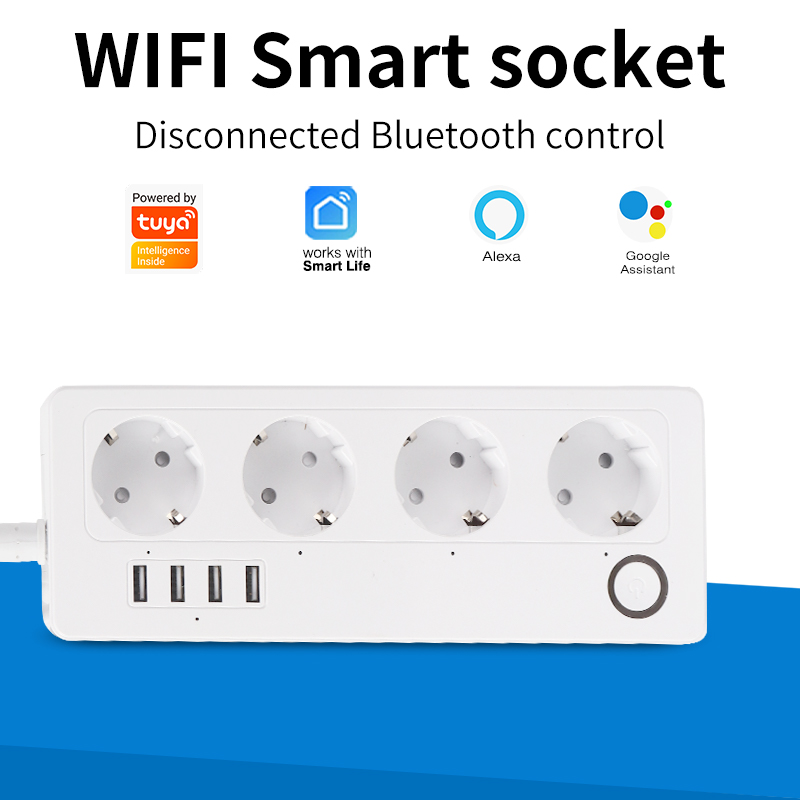 Smart Home Or Smart Home - SIXWGH Tuya Smart Extension Cord Socket