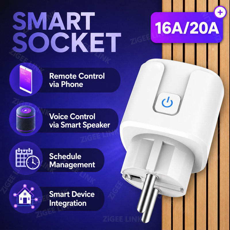Smart Home Or Smart Home - Smart Socket EU Plug WIFI or