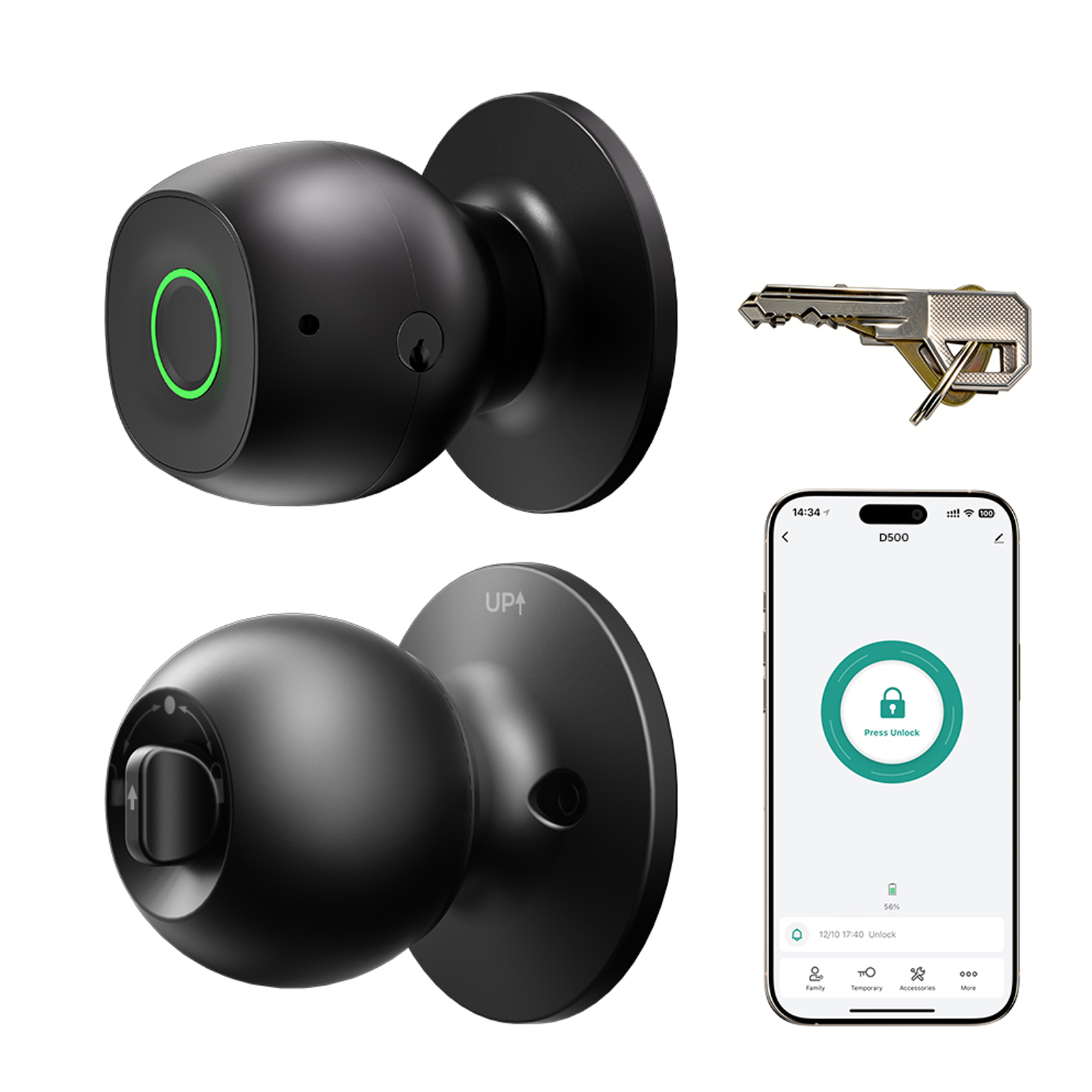Smart Home Keyestudio - Fingerprint Door Lock Smart Keyless Entry