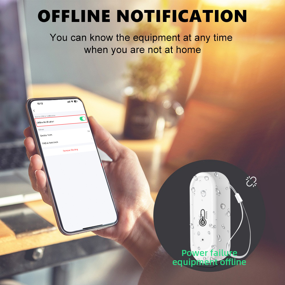 Smart Home Furniture - Waterproof Temperature Humidity Sensors IP65 Outdoor/