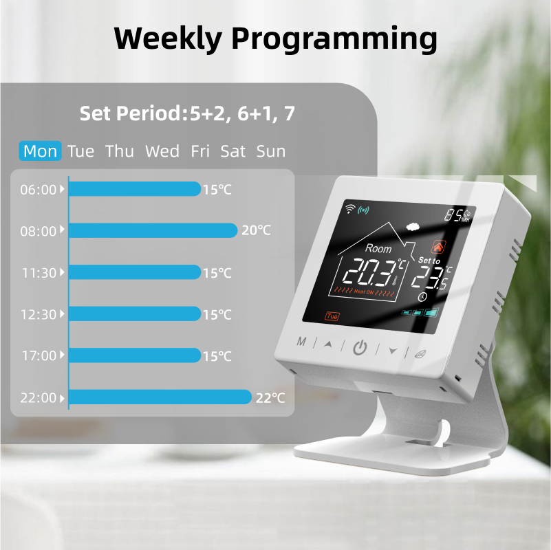 Smart home Wifi thermostat tuy - đánh giá và giá Smart Home Furniture