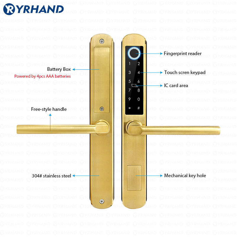 IP66 Gold Stainless steel Slid - đánh giá và giá Smart Home Keyestudio