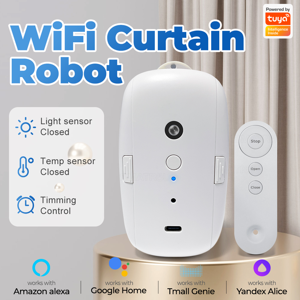 Tuya Smart Curtain Motor Bt Vo - đánh giá và giá Smart Curtain Robot