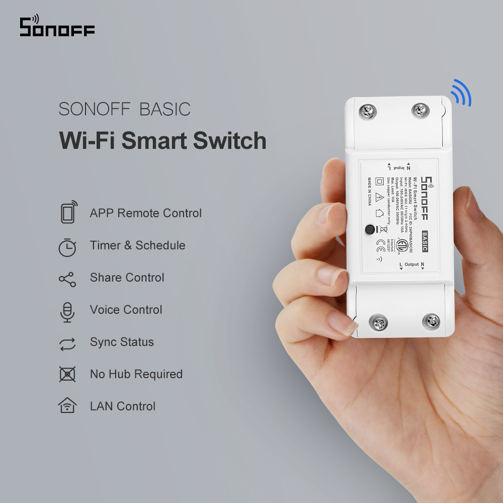 Itead SONOFF Basic R2 Mini DIY - đánh giá và giá Smart Home Miniature