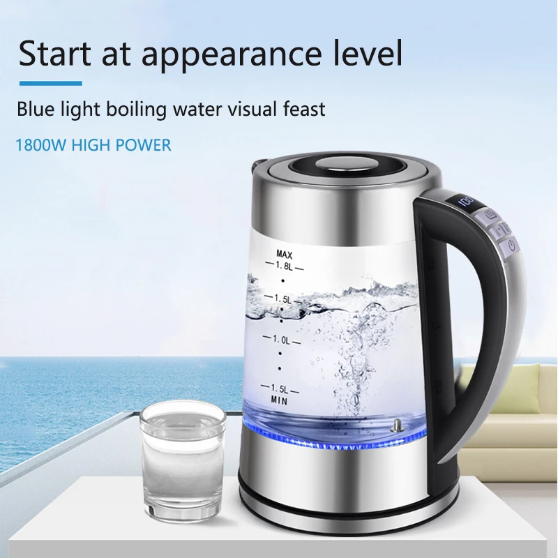 Smart Thermostatic Glass Elect - đánh giá và giá Home Smart Kettle