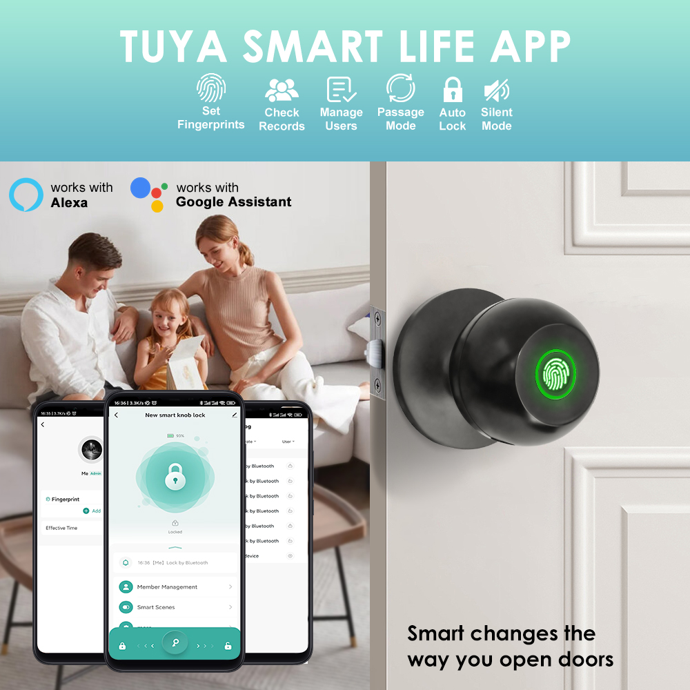 Tuya Electronic Door Lock Smar - đánh giá và giá Smart Home Keyestudio