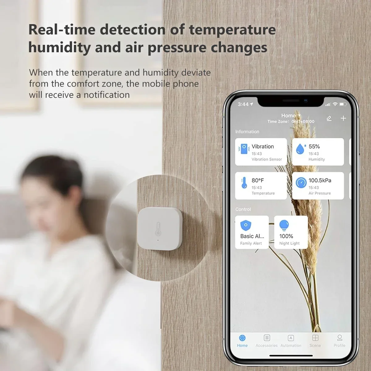 Aqara Temperature Sensor Zigbe - đánh giá và giá Smart Home Hub Apple