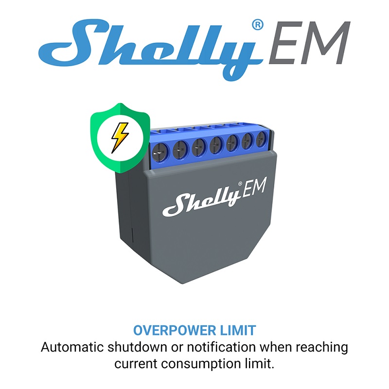SHELLY EM Wifi Smart Life Cont - đánh giá và giá Smart Home Switch