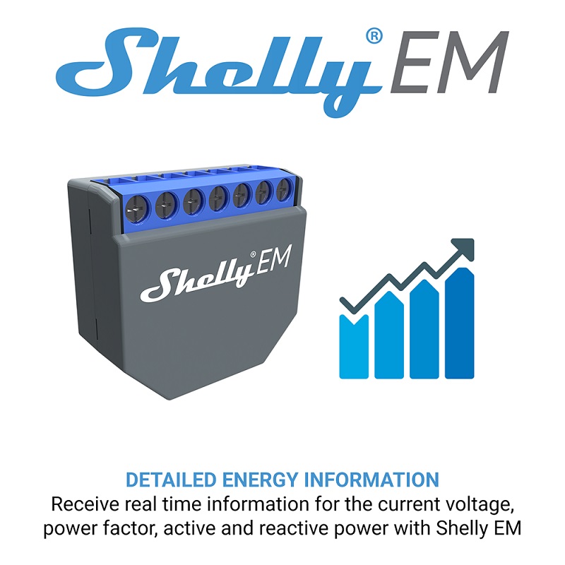 SHELLY EM Wifi Smart Life Cont - đánh giá và giá Smart Home Switch