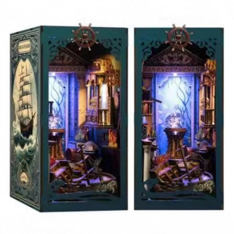 3D Wooden DIY Bookend Puzzle H - đánh giá và giá Smart Home Miniature