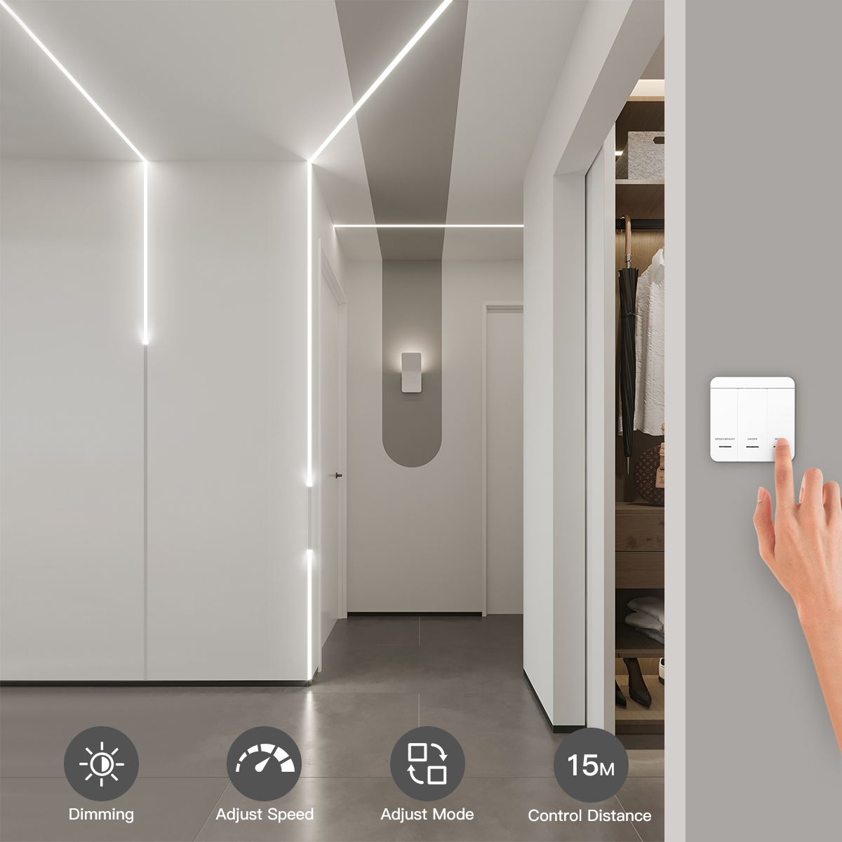Smart Addressable1-4pcs LED St - đánh giá và giá Smart Home Furniture