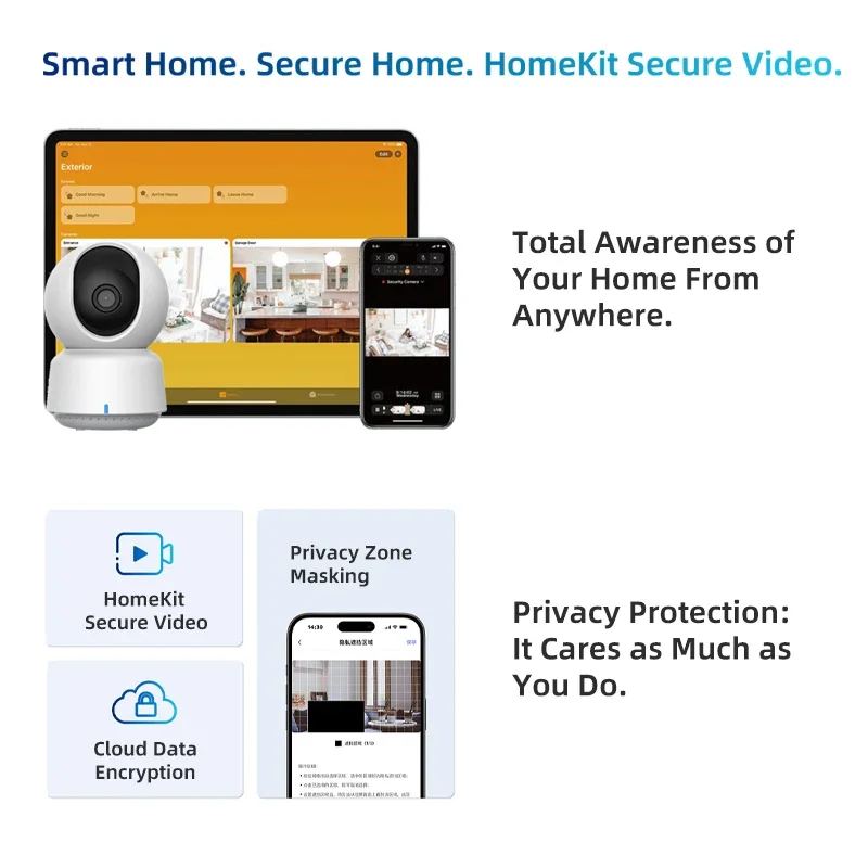 Original Aqara Smart Camera E1 - đánh giá và giá Smart Home Hub Apple