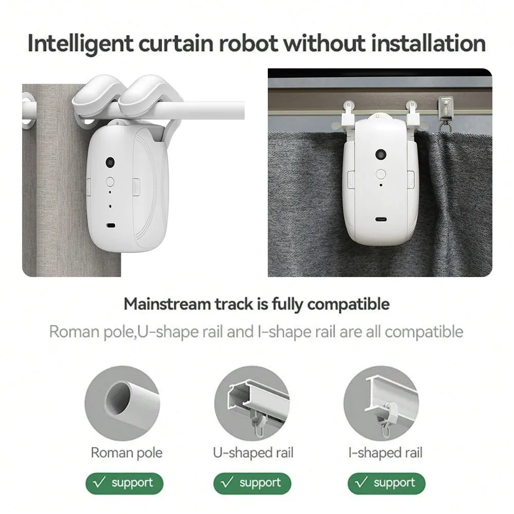 Smart Bluetooth Curtain Robot  - đánh giá và giá Smart Curtain Robot
