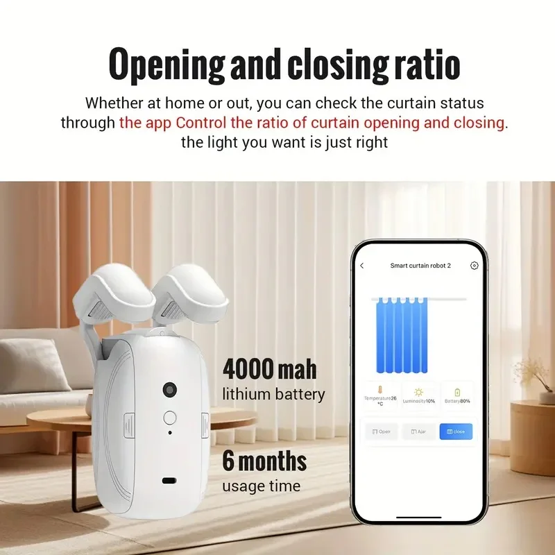Smart Bluetooth Curtain Robot  - đánh giá và giá Smart Curtain Robot