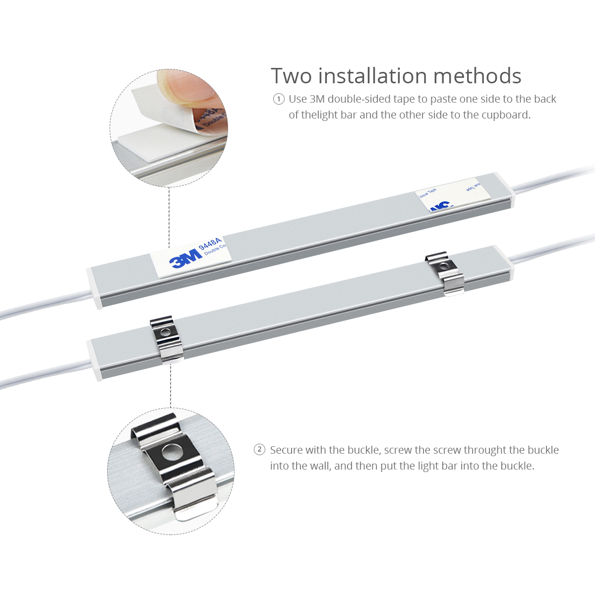 1-5 Pcs Kitchen Tuya Smart LED - đánh giá và giá Smart Home Furniture