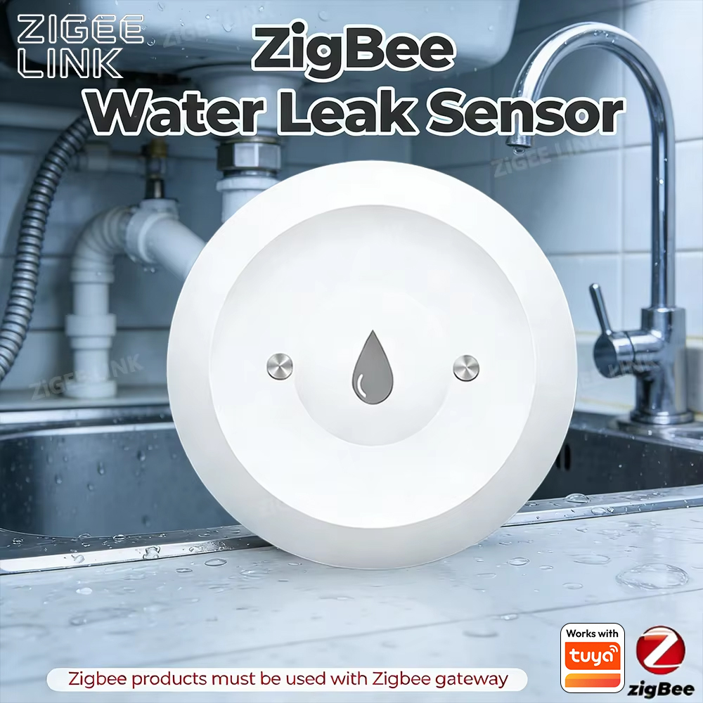 Zigbee Water Leak Sensor for T - đánh giá và giá Smart Home Google Assistant