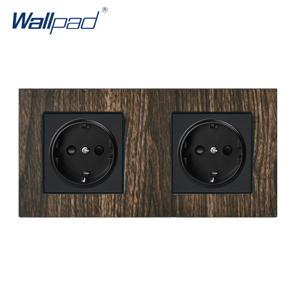 Wood Design EU Socket Wallpad  - đánh giá và giá Smart Home Or Smart Home