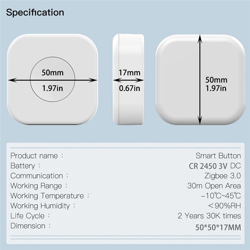 Tuya Zigbee Wireless Mini Swit - đánh giá và giá Smart Home Recommendations