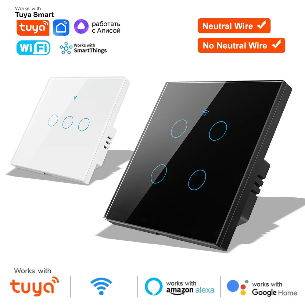 1 2 3 4 Gang WiFi RF 433mhz To - đánh giá và giá Smart Home Switch