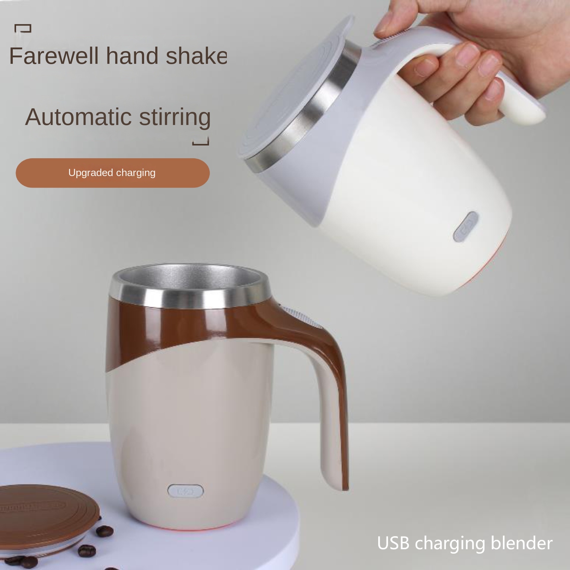 Automatic Self Stirring Mugs S - đánh giá và giá Smart Home Yam Pounder