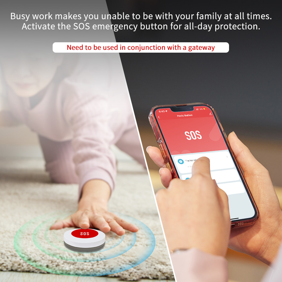 Tuya Zigbee SOS Button Smart S - đánh giá và giá Smart Home Google Assistant