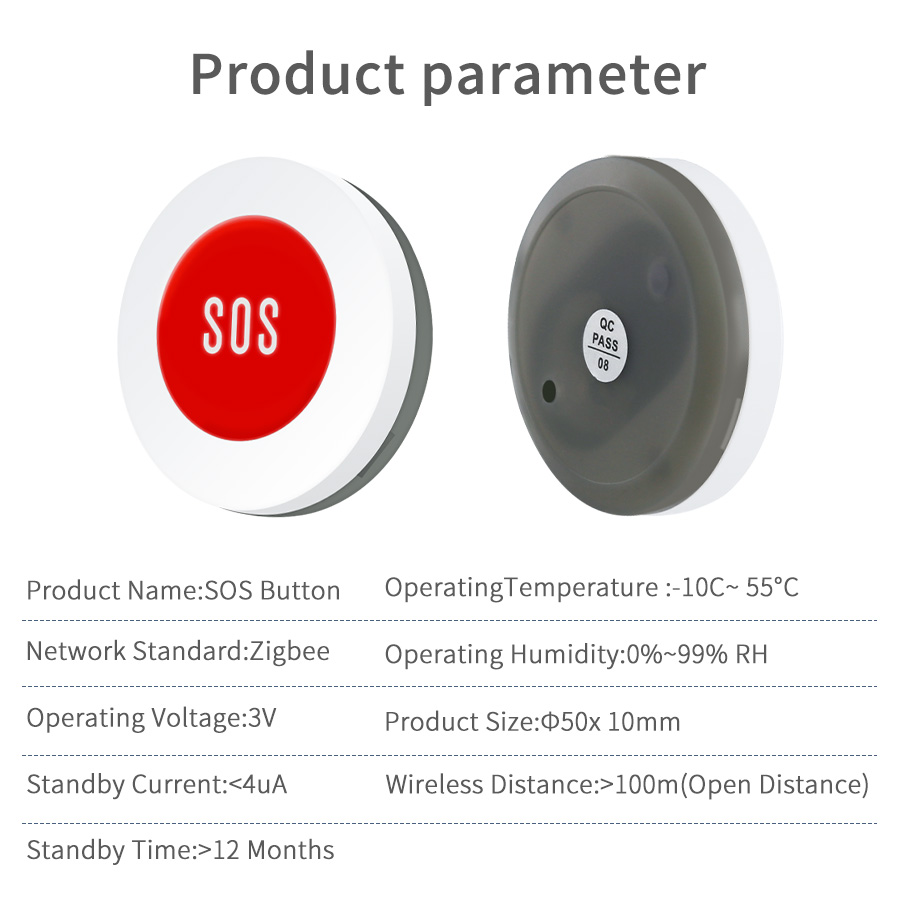Tuya Zigbee SOS Button Smart S - đánh giá và giá Smart Home Google Assistant