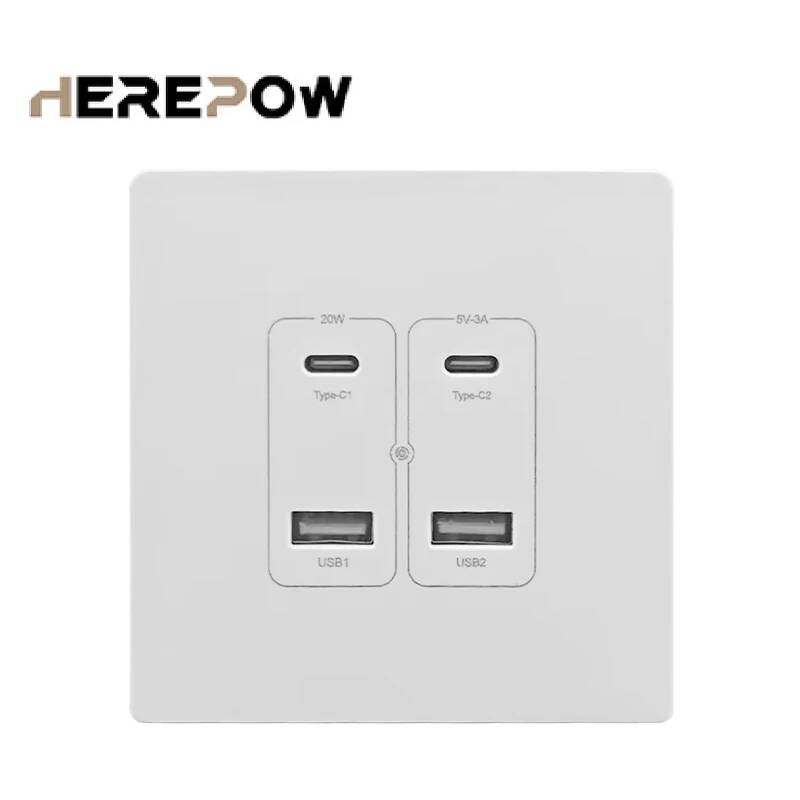 Herepow Wall Power Socket With - đánh giá và giá Smart Home Or Smart Home