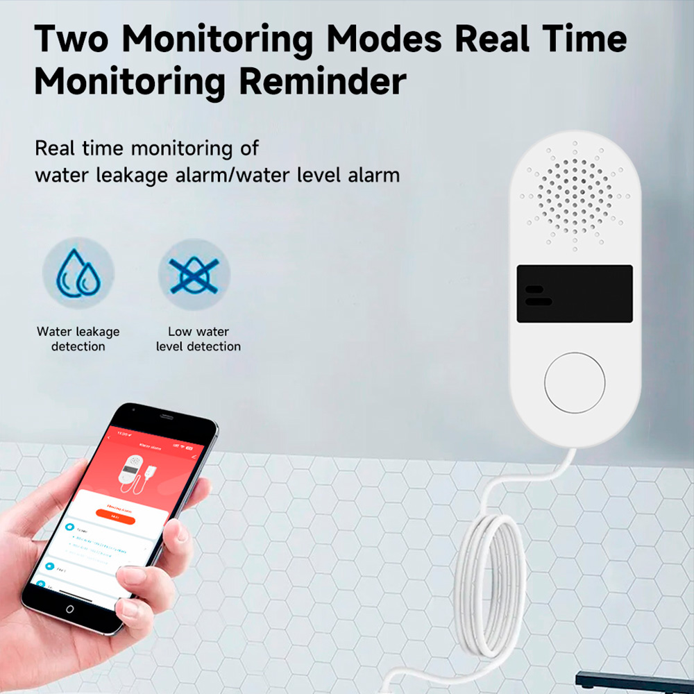 Tuya Wifi Water Leak Detector  - đánh giá và giá Smart Home Google Assistant