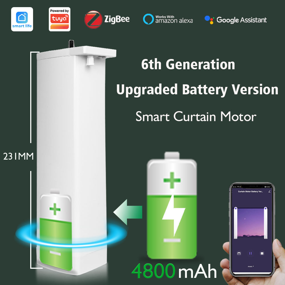 Tuya Battery Electric Curtain  - đánh giá và giá Smart Curtain Robot