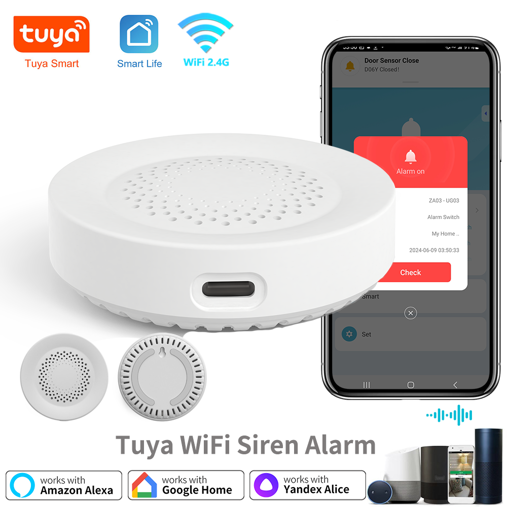 Tuya WiFi Siren Alarm For Smar - đánh giá và giá Smart Home News