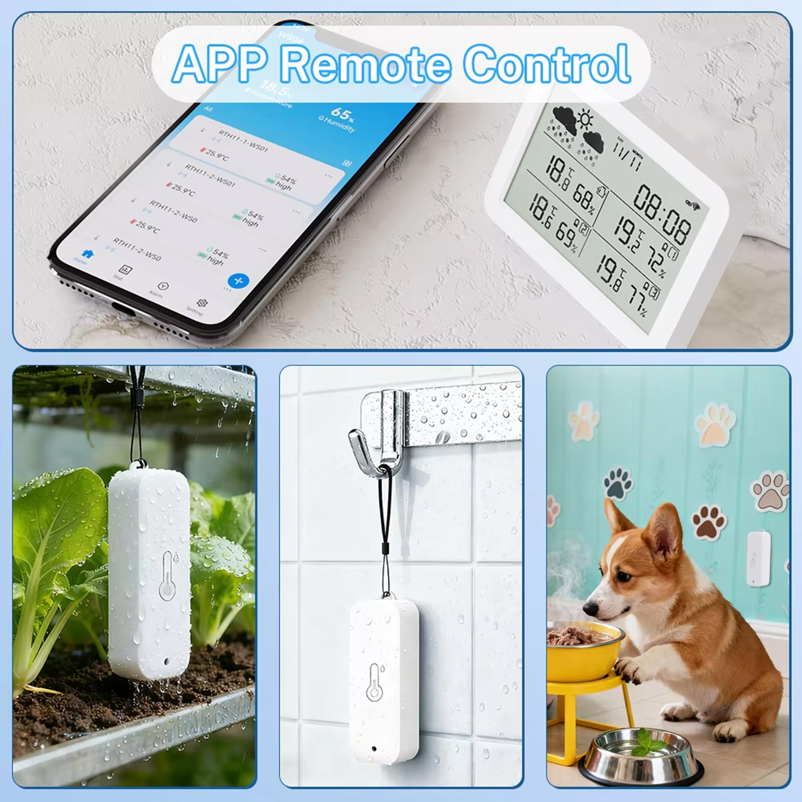Tuya WiFi+RF433 Weather Statio - đánh giá và giá Smart Home Furniture