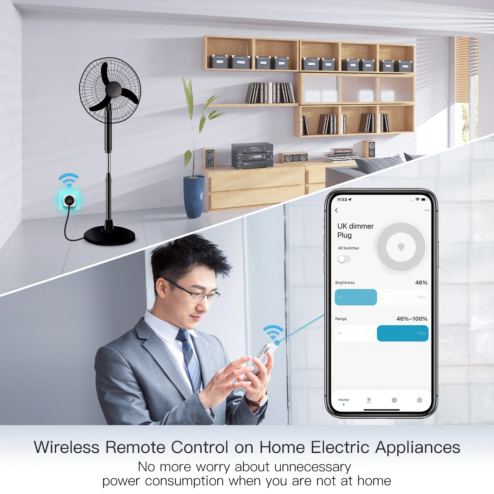 MOES Tuya WiFi Smart Plug Dimm - đánh giá và giá Smart Home Google Assistant