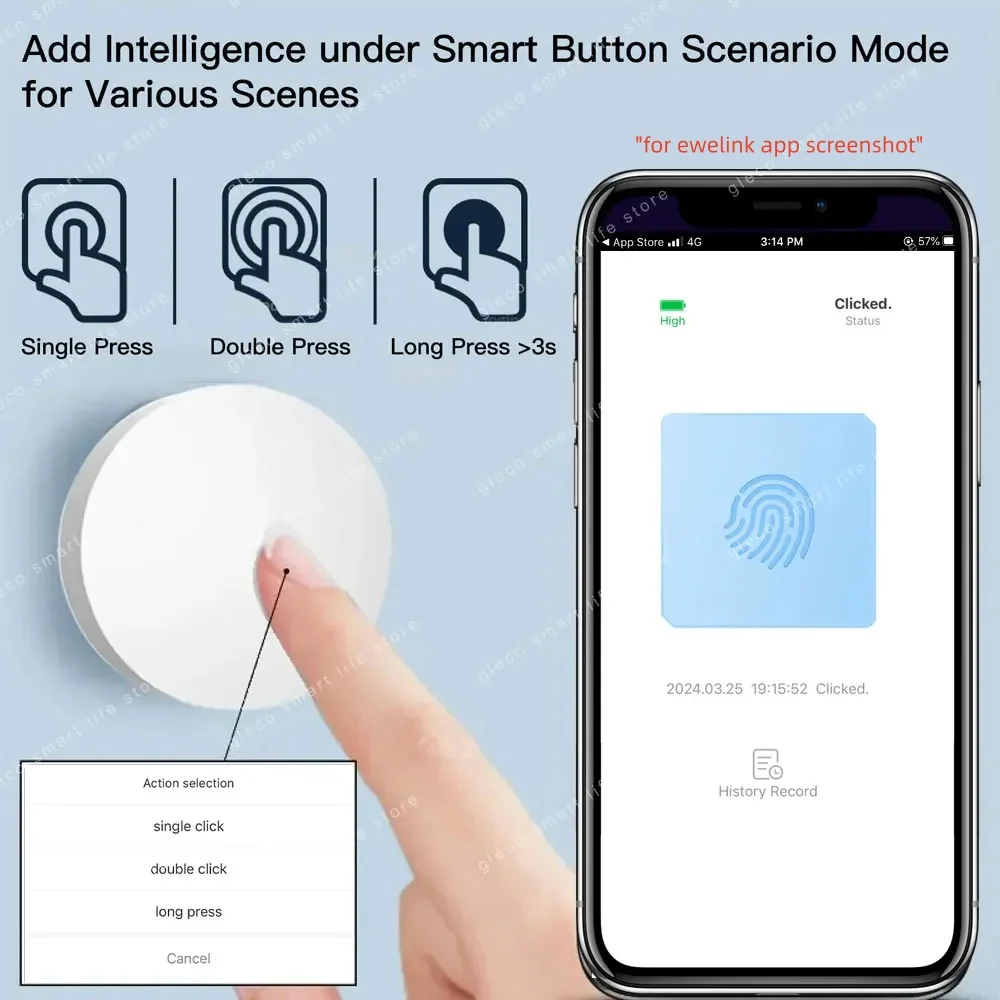 Zigbee Scene Button Push Switc - đánh giá và giá Smart Home Keyestudio