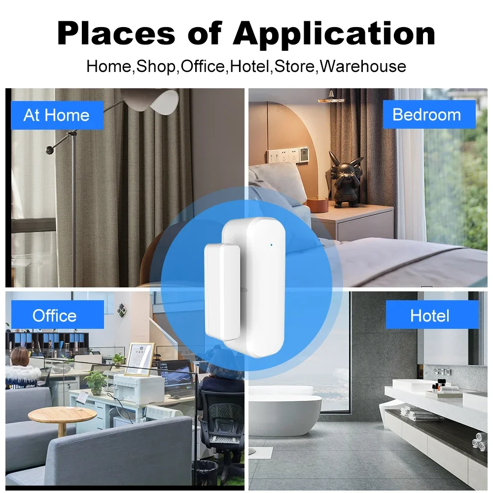 ZigBee Door Window Sensor Wire - đánh giá và giá Smart Home Google Assistant