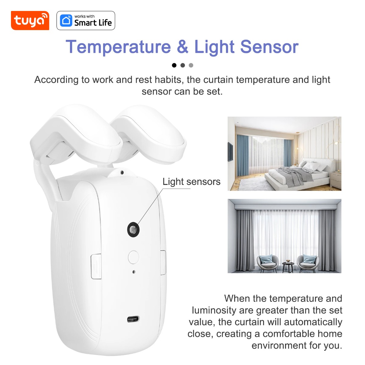 Tuya Smart Curtain Robot(Roman - đánh giá và giá Smart Curtain Robot