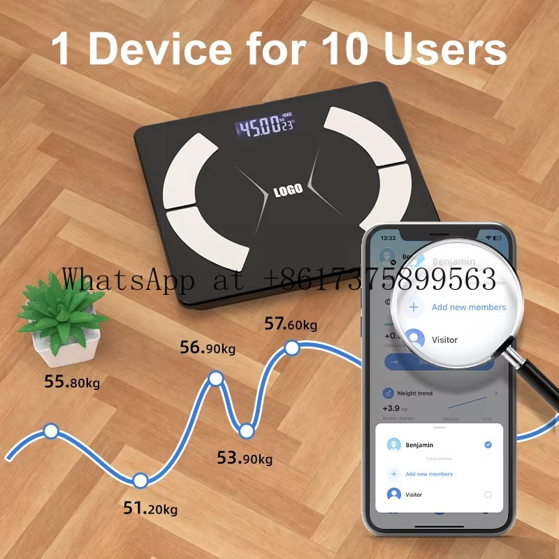 Smart Digital Body Scale with  - đánh giá và giá Smart Home Wellness